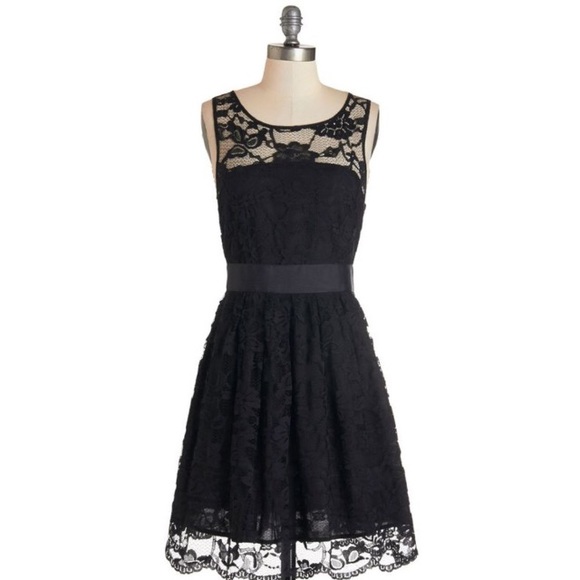 BB Dakota Dresses & Skirts - ModCloth “When the Night Comes” lace dress
